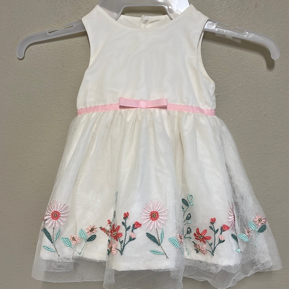 Just one you by Carters Special Occasion / Easter Dress - Floral embroidery